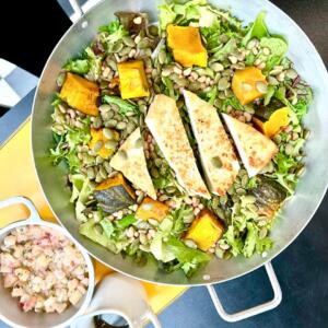 Saladona brasileira com tofu
