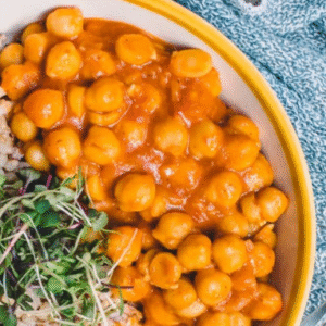 curry de grão de bico