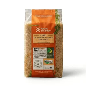 Arroz Agulhinha Integral Orgânico- Raízes do Campo 1kg