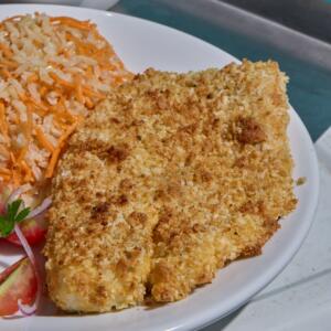 Tilápia empanada congelada