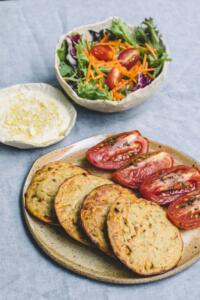 Panqueca funcional de grão de bico