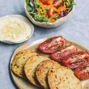 Panqueca funcional de grão de bico