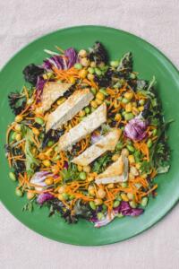 Saladona de edamame e tofu