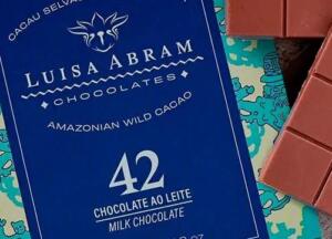 Mini chocolate Luisa Abram Ao Leite 42% Cacau 8g