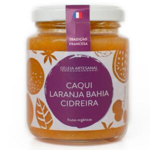 Geleia artesanal de Caqui, Laranja bahia, Capim cidreira orgânica – Douceur do Céu