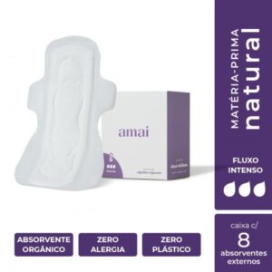 Absorvente Externo Fluxo Intenso AMAI – 8 unidades