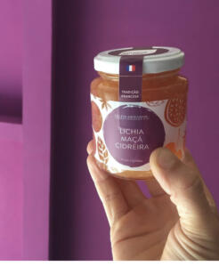 Geleia de lichia e maçã cidreira – douceur do céu