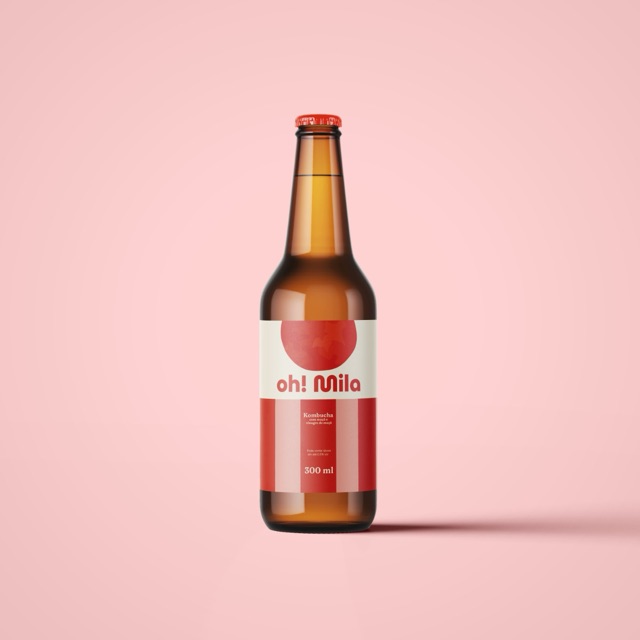 Kombucha Oh! Mila maçã e vinagre de maçã