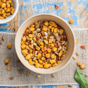 Snack Mix de Milho, Semente de Abóbora e Tomate Seco em Flocos – 30gr