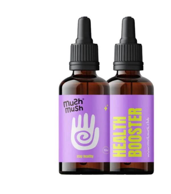 Health Booster, Cogumelo Chaga Mushdrops, 30ml