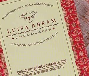 Mini Chocolate Luisa Abram Branco Caramelizado – 8g
