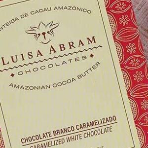 Mini Chocolate Luisa Abram Branco Caramelizado - 8g