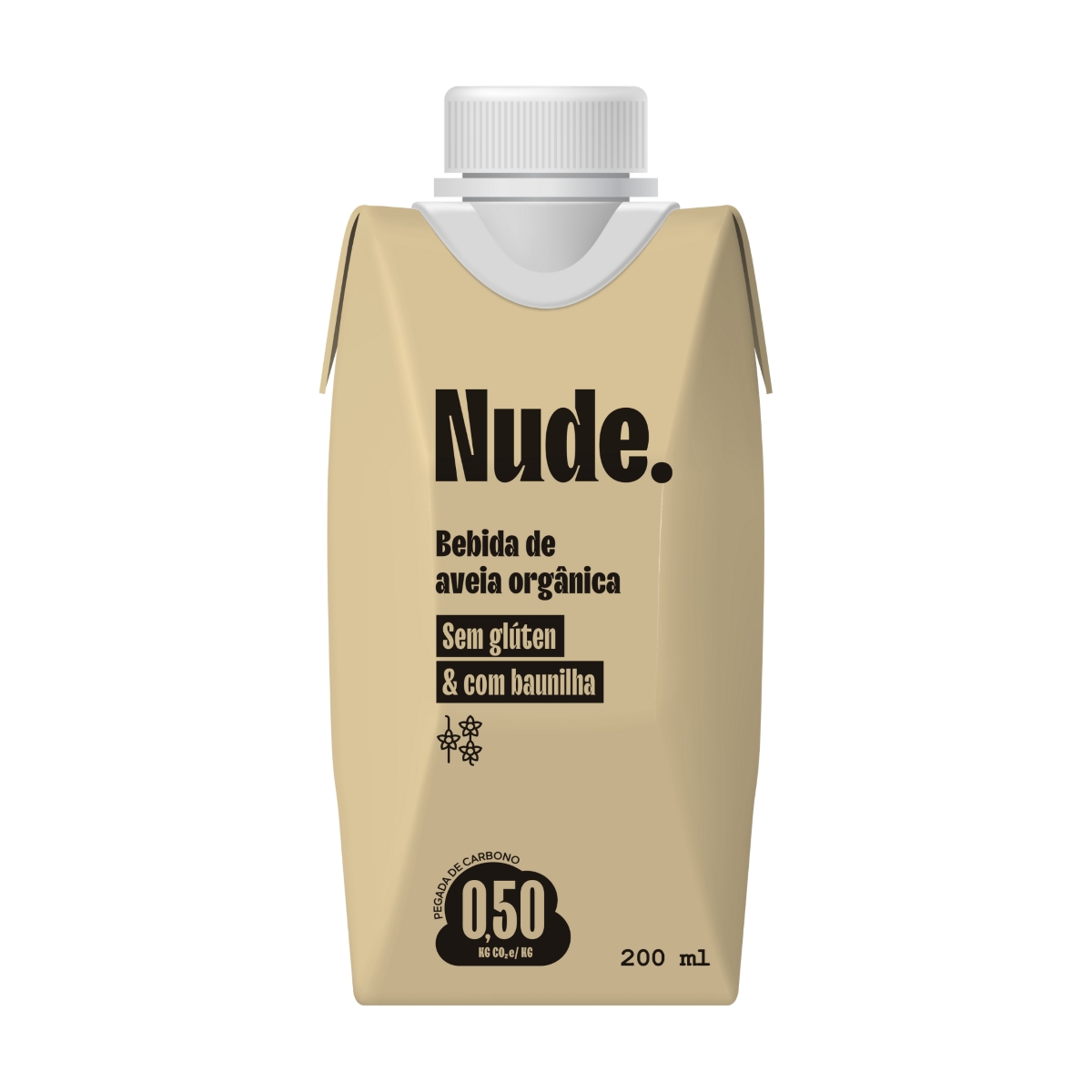 Bebida de Aveia Orgânica Nude - 200ml - Baunilha