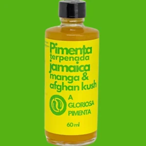 Molho de pimenta jamaica, manga e afghan kush A gloriosa pimenta 60ml