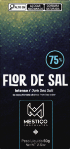 CHOCOLATE BEAN TO BAR – FLOR DE SAL – 75% – – Mestiço Chocolate