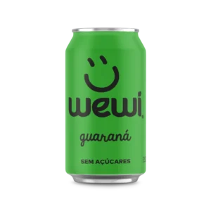 Guaraná zero orgânico - Wewi - lata
