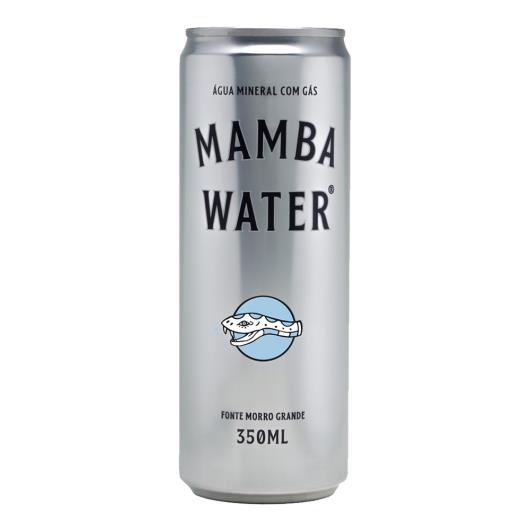 Água Mineral Mamba Water com Gás Lata 350ml