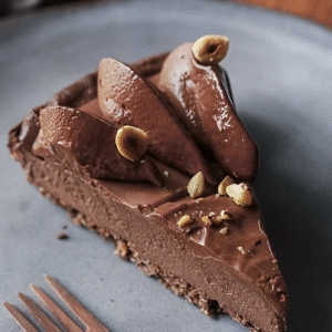 Torta de gianduia: vegan&zero açucar free lactose free gluten - CONGELADA