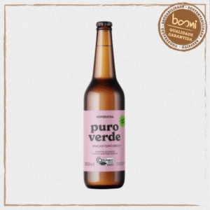 Kombucha Hibisco com Abacaxi – Puro Verde 350 ml