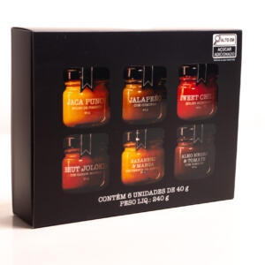Kit 6 Pimentas – (40 g cada) - Spice Splice