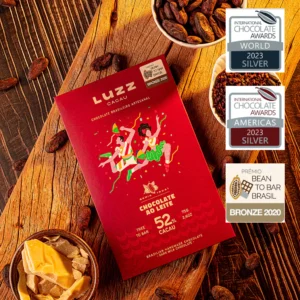 Chocolate ao leite 52% Cacau – 75g – LUZZ CACAU