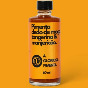 Molho de Pimenta Dedo de Moça com Tangerina e Manjericão - A Gloriosa Pimenta