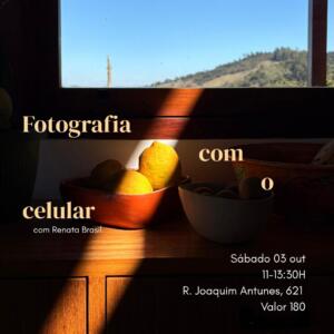 CURSO DE FOTOGRAFIA COM O CELULAR: 03.10: com Renata Brasil