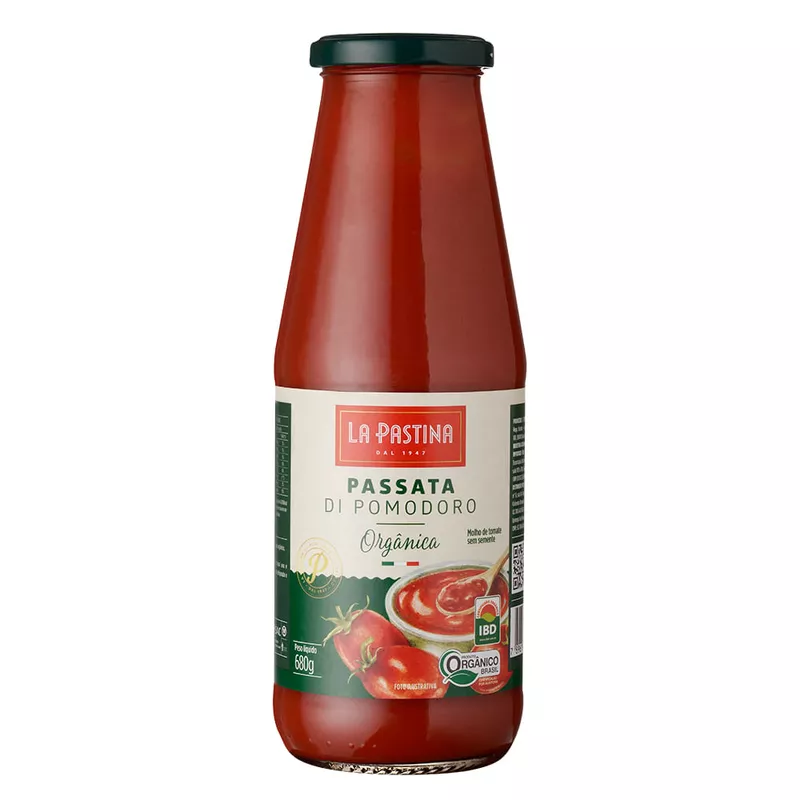 Passata de Tomate Orgânico La Pastina 680g