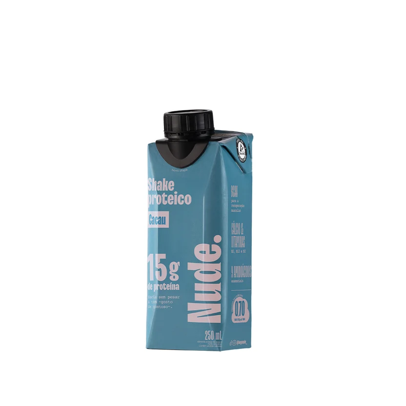 Shake Proteico Cacau 250ml - nude